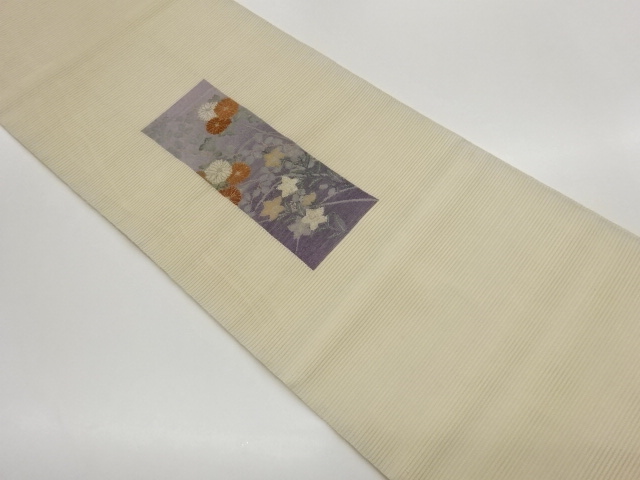 JAPANESE FUKURO OBI / FOR SUMMER / WOVEN KIKU